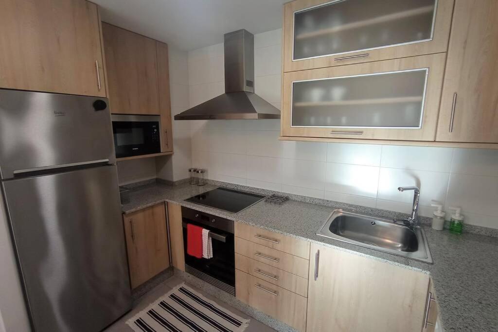 Apartamento Playa Catedrales Con Terraza Barreiros Eksteriør bilde